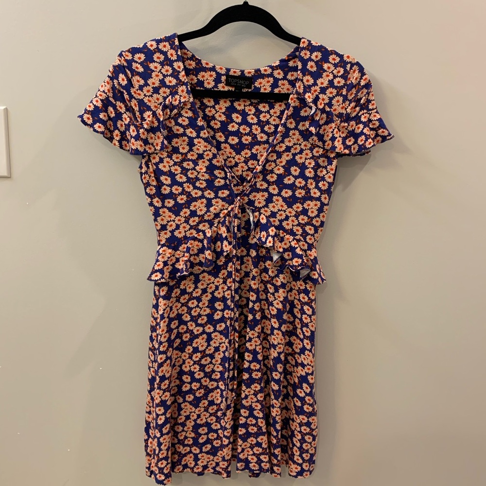 Topshop Floral Dress Women’s size 4